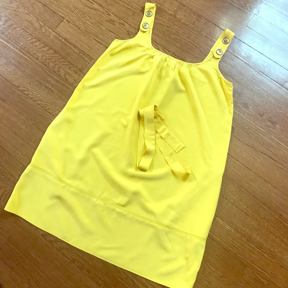 Aritzia - Wilfred dress - gold yellow